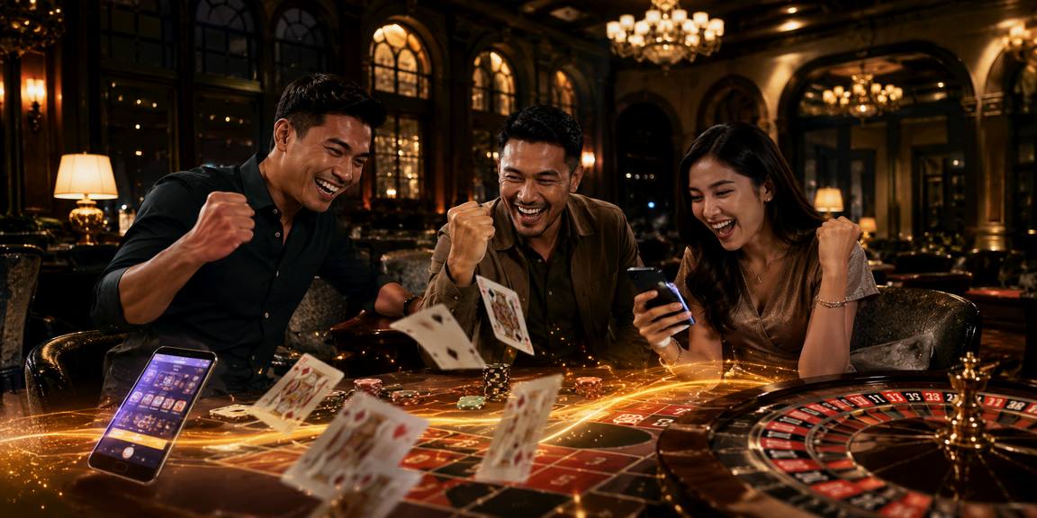 Jelajahi meja live casino kami dengan dealer profesional